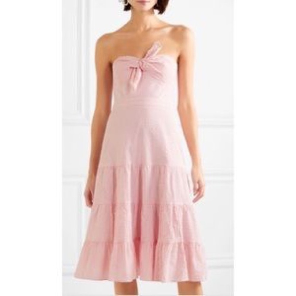 J.Crew Seersucker Tie Front Dress